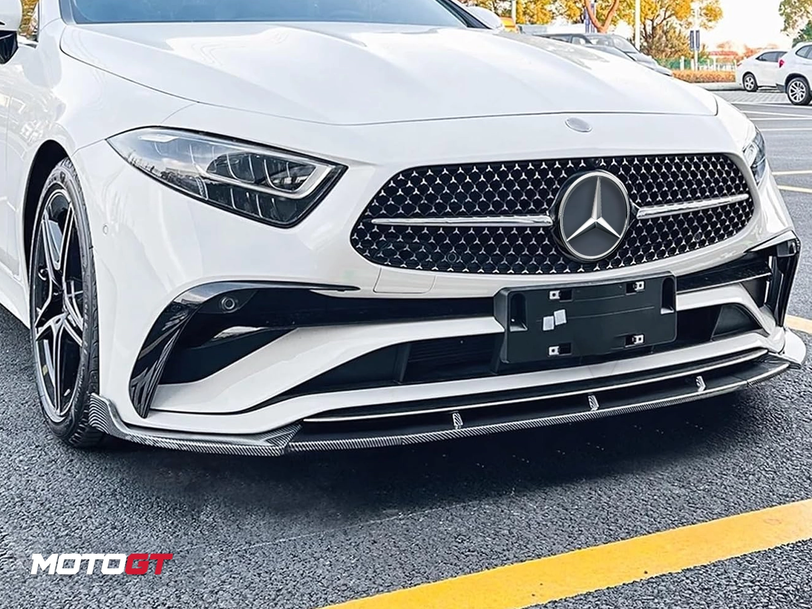CLS CLASS FRONT BUMPER SPLITTER